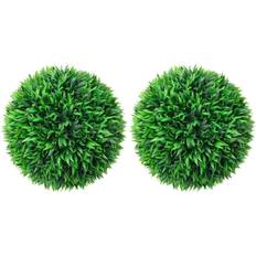 vidaXL Artificial Boxwood Balls 2 pcs 38 cm