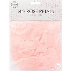 Globos rosenblade 4 x 4 cm polyester lys pink 144 stk