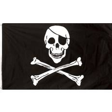 Piratflagga Henbrandt Svart Piratflagga