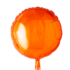 Orange Tekst- & Temaballoner Procos Rund Folieballon Orange