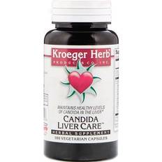 Candida hälsokost och kosttillskott Kroeger Herb Candida Liver Care 100 Vegetarian Capsules