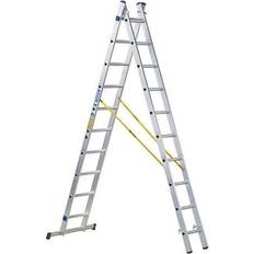 Kombileitern Zarges D-Rung Combination Ladder 2-Part 2 x 10 Rungs