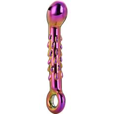 Multifärgade Dildos Sexleksaker Dream Toys Glamour Glass Ribbed G-Spot Dildo