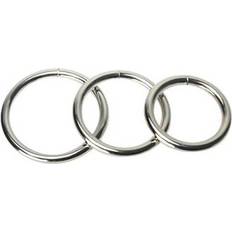 Sexspielzeuge Master Series Steel Cockring Collection