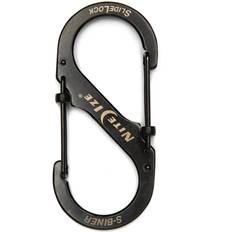 S-Biner Slidelock Karabiner Black, Black