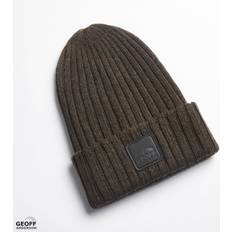 Brun Waders Geoff Anderson WizWool Njal Beanie Brown