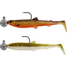 Westin BullTeez 9,5cm R 'N R 7g #4/0 (2-pack) Clear Water Mix 5