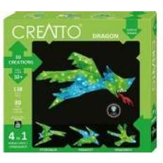 Thames & Kosmos Creatto Dragon 03523 Build 4 Different Models Pterosaur Parakeet Dragonfly Age 10