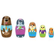 TOBAR Family Pets Tin Nesting Dolls