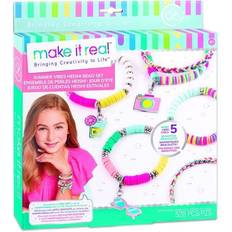 Halpa Luovuussetit Make It Real Summer Vibes Heishi Bead Bracelets Activity Set