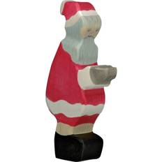 Holztiger Træfigurer Holztiger julemand 8,5 x 2,8 x 16 cm