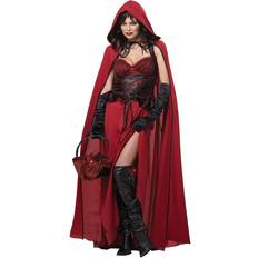 California Costumes Dark Red Riding Hood Costume