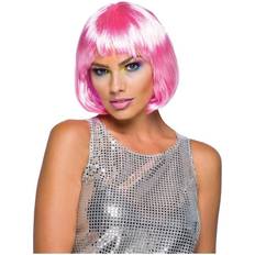 20's Short Wigs Fancy Dress Bristol Novelty 20s Short Wig Pink