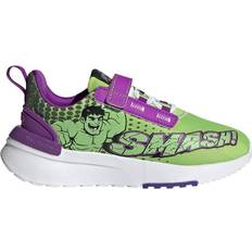 Adidas Green Sport Shoes adidas Kid's X Marvel Super Hero Adventures Hulk Racer TR21 - Semi Solar Green/Cloud White