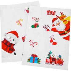 2x Ark Med Store Klistermærker Jul Multicolor