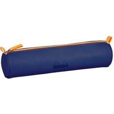 Orange Pencil Case Rhodia Rhodiarama round pencil case midnight