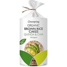 Tortas de arroz Galletas y Tostadas Clearspring Organic Brown Rice Cakes Quinoa & Chia 120g