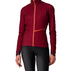 Castelli Go Cycling Jacket Women - Bordeaux/Brilliant Pink