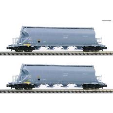 1:160 (N) Modelltog Fleischmann 2 Piece Set Dust Silo Wagons 1:160