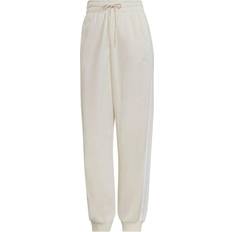 adidas Women's Essentials Studio Lounge 3-Stripes Joggers - Non Dyed/White