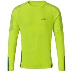 Ronhill Life NightRunner L/S T-shirt Men - Flyellow/Flame/Reflect