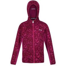 Mädchen - Reflektoren Fleece-Bekleidung Regatta Kid's Cadson Full Zip Hooded Fleece - Fuchsia Dot