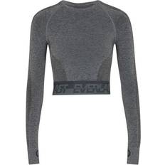 Everlast Seamless Long Sleeve Crop Top Women - New Charcoal