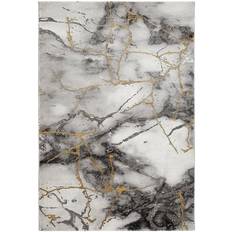 Guld Mattor & Fällar Arkiio Ciril Concrete Grå, Guld 240x340cm