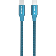 Blåa - USB C-USB C - USB-kabel Kablar GreyLime Braided USB C-USB C 2m