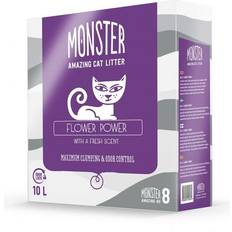 Kattsand Husdjur Monster Flower Power 10L