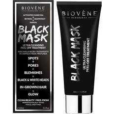 Sin Aceite Mineral Mascarillas Faciales Biovène Black Mask Ultra Cleansing Peel-Off Treatment 100ml