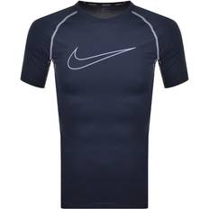 Nike Dri-Fit Logo T-shirt Men - Obsidian/Iron Purple