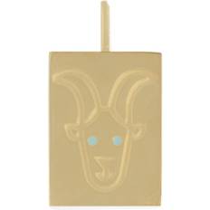 Design Letters Capricorn Zodiac Charm - Gold