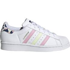 Adidas junior superstar adidas Junior Superstar - Cloud White/Almost Lime/True Pink