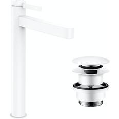 White Basin Taps Hansgrohe Finoris (76070700) Matt White