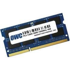 OWC 1600DDR3S4GB, DDR3, Computer portatile, 204-pin SO-DIMM, 0 85 C, 1 x 4 GB, SO-DIMM