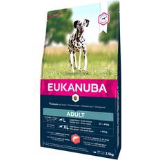 Salmon dry dog food Eukanuba Salmon & Barley Dry Dog Food Kibble for Adult Large Breed Dogs 2.5kg