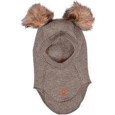 Elefanthue med pom pom Mikk-Line Wool Hat w Pom Pom - Melange Denver (50036)