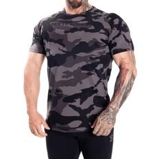 Gym Tapered T-shirt Men - Dark Camo