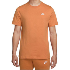Nike Sportswear Club T-shirt - Hot Curry/White