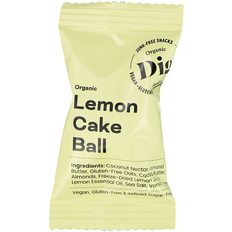 Zuckerfrei Snacks Getraw Organic Lemon Cake Ball 25g