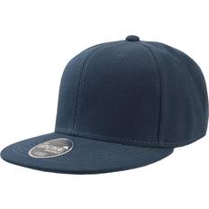 Atlantis Snap Back Flat Visor 6 Panel Cap 2-pack - Navy