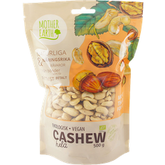 Afrikka Pähkinät & Siemenet Mother Earth Cashewnötter Hela EKO 500 gr