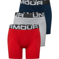 Under Armour Elastano/Lycra/Spandex Ropa interior de hombre Under Armour Men's Charged Cotton 6" Boxerjock 3-pack - Red/Academy