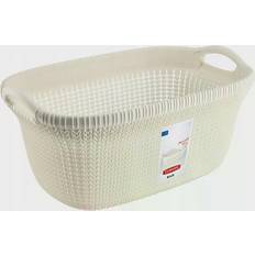 Cesti per il bucato Curver Portabiancheria 40 L Rettangolare Plastica Beige 228393