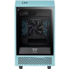 0 pcs Boîtiers d'ordinateur Thermaltake The Tower 100 (Turquoise/Transparent)