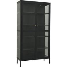 Black Glass Cabinets vidaXL - Glass Cabinet 35.4x70.9"