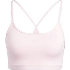 adidas Aeroreact Training Light-Support Bra - Clear Pink