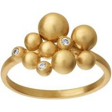 ByBiehl Pebbles Ring - Gold/Transparent