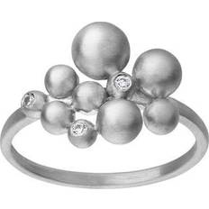 ByBiehl Pebbles Ring - Silver/Transparent